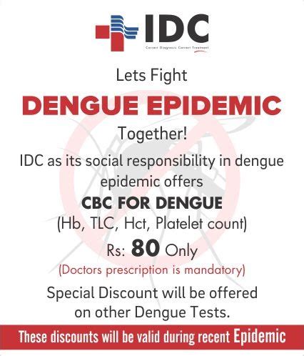 idc test rates blood cp|Dengue Fever .